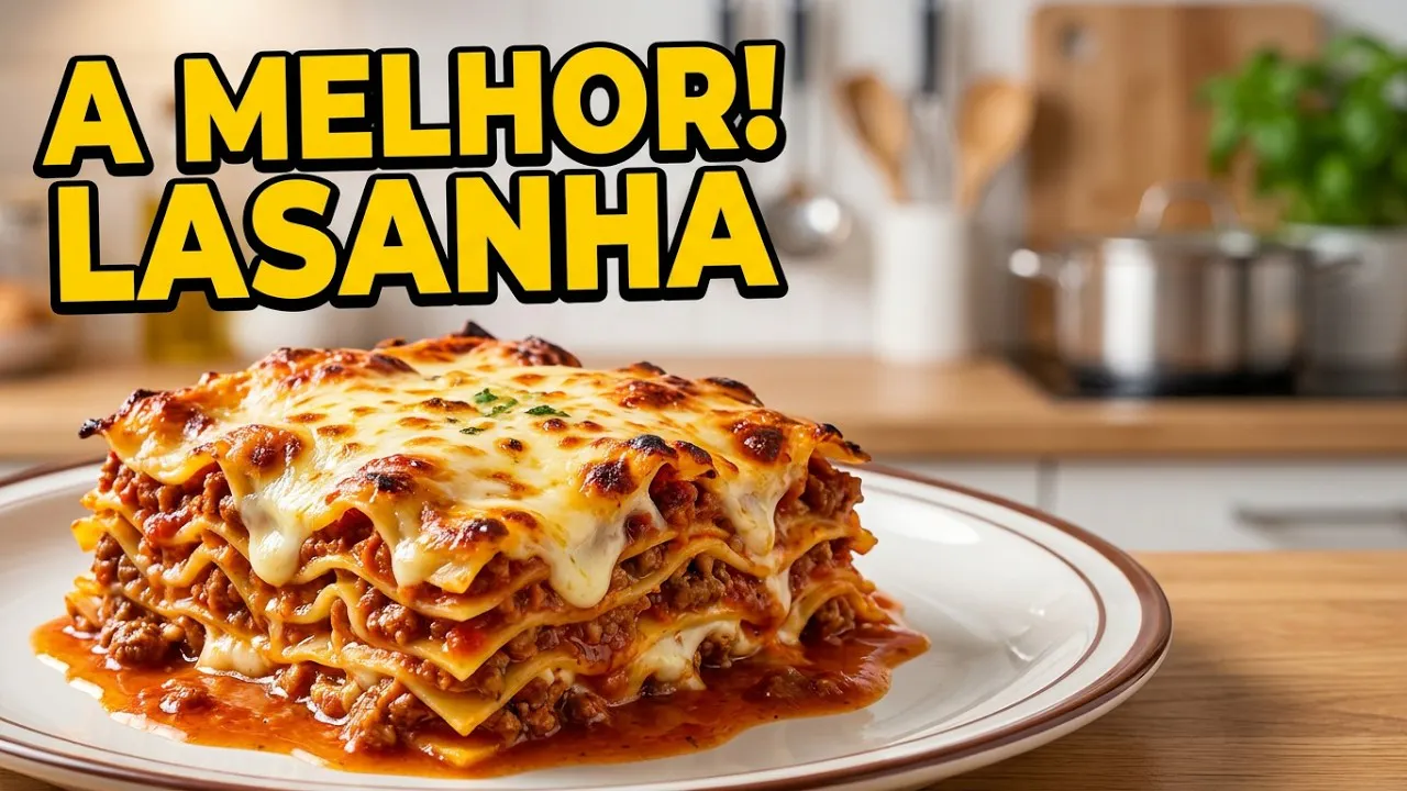 Vídeo: Lasanha Tradicional com Molho Branco e Bolonhesa