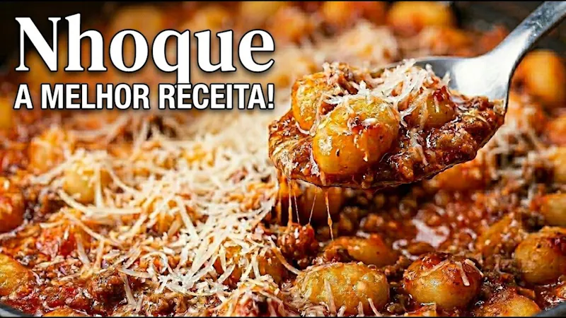 Nhoque de Batata com Molho à Bolonhesa