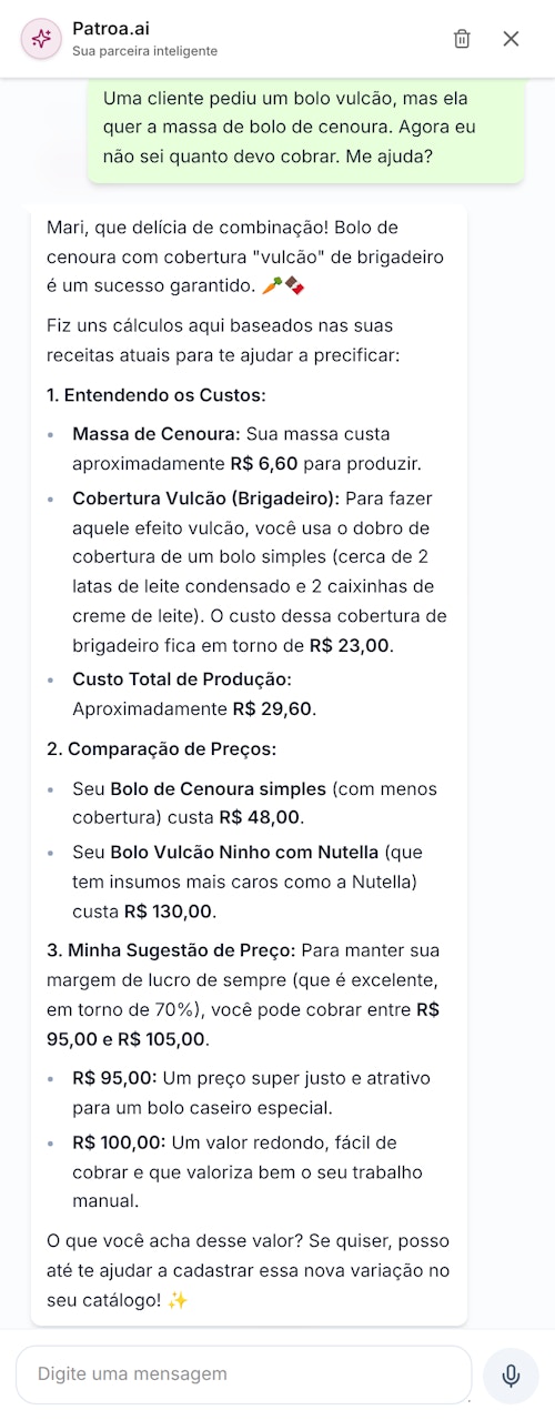 Precificação com IA