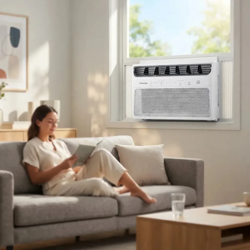 Ar-condicionado Janela 8.500 Btus Frio Branco Hisense — foto 10 de 12