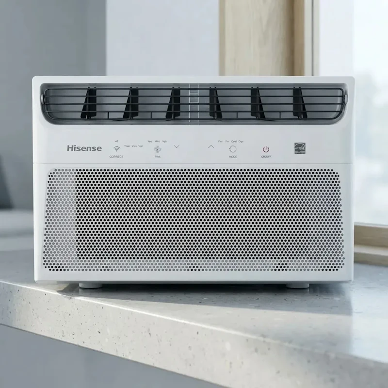 Ar-condicionado Janela 8.500 Btus Frio Branco Hisense — foto 9 de 12