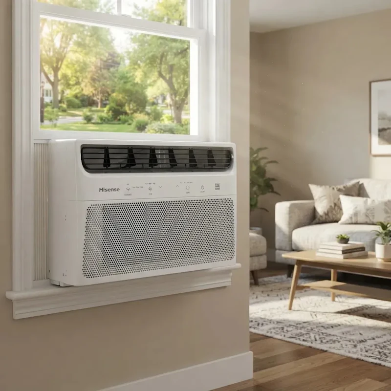Ar Condicionado Janela Hisense 12.000 Btus Frio Aw12cr2 Cor Branco — foto 4 de 8