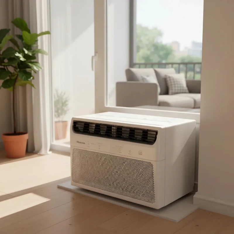 Ar Condicionado Janela Hisense 12.000 Btus Frio Aw12cr2 Cor Branco — foto 5 de 8