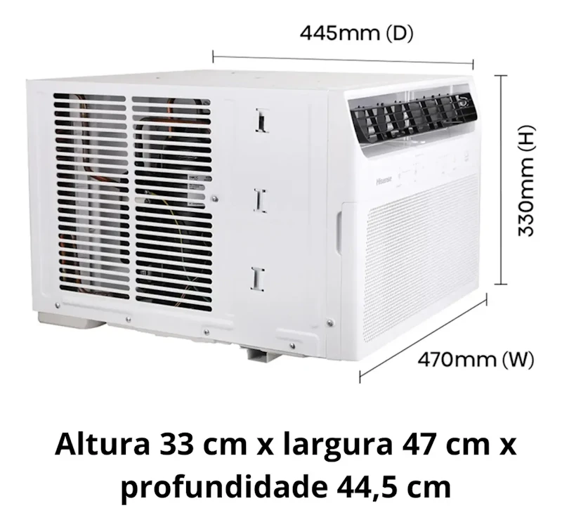 Ar Condicionado De Janela Wi-fi Hisense 10.000 Btus F Cor Branco — foto 2 de 10