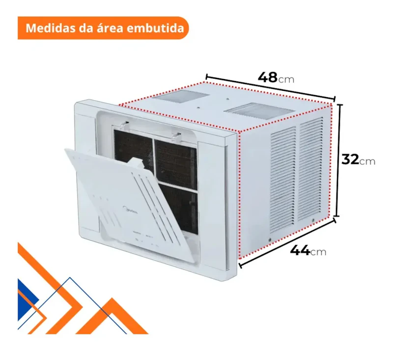 Ar Condicionado Janela Inverter 7500 Btu Qcl075vb Midea 220 V Branco — foto 10 de 11
