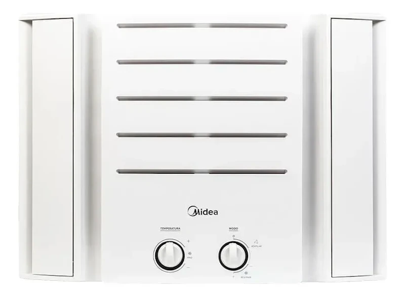 Ar-condicionado Janela Midea QCL078BB 7.500 Btus Mecânico Frio Cor Branco