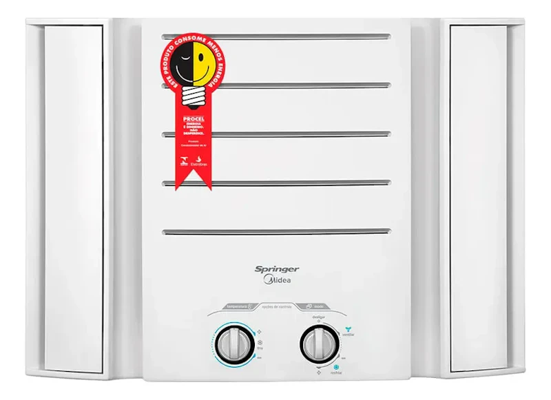 Ar condicionado de janela Springer Midea QQK105BB Mecânico Quente/Frio 10.000 BTU/h