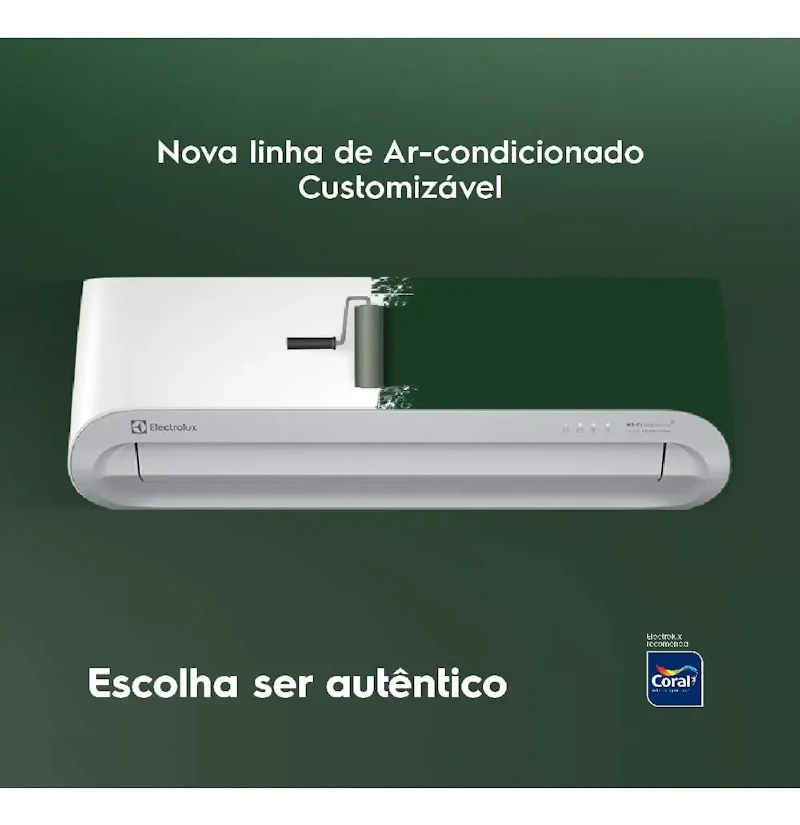 Ar-Condicionado Electrolux Split 12.000 BTUs Color Adapt Frio com Wi-fi (YI12F/YE12F — foto 2 de 6