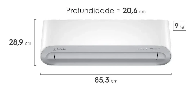 Ar-Condicionado Electrolux Split 12.000 BTUs Color Adapt Frio com Wi-fi (YI12F/YE12F — foto 2 de 7