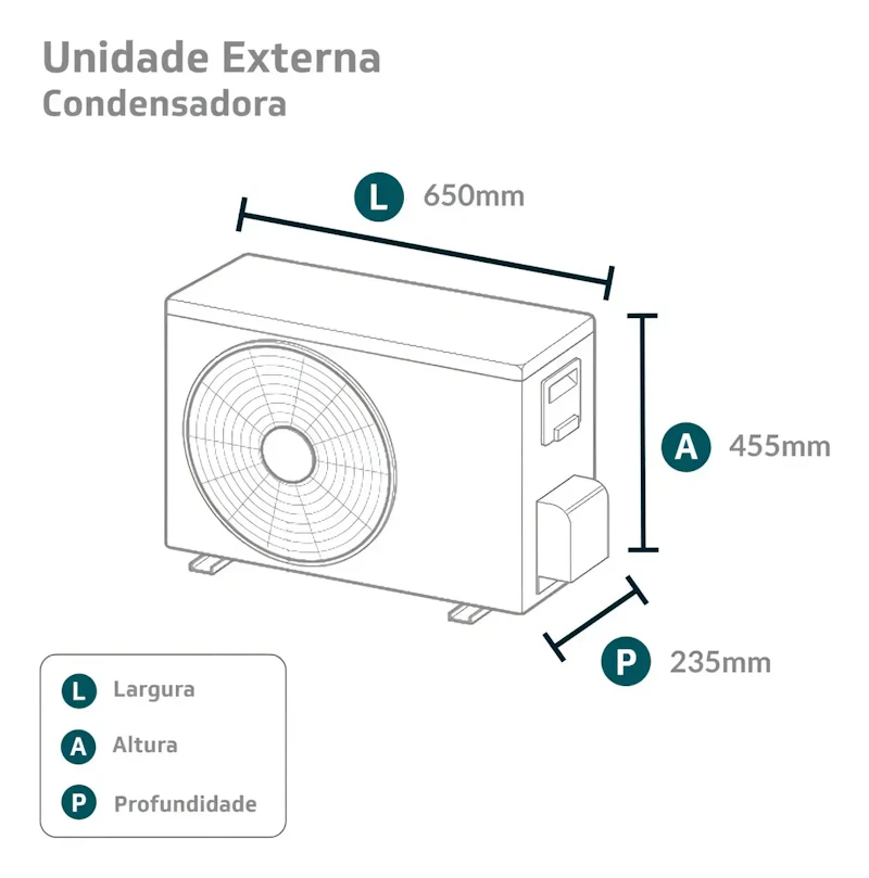 Ar Condicionado Split Elgin Eco Inverter II Wifi 12000 Btus Frio HJFI12C2WB — foto 5 de 5