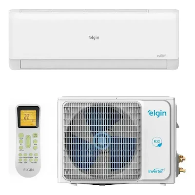 Ar condicionado Split Hi-wall Elgin Eco Inverter III Connect 12.000 Btus frío R-32 cor branco