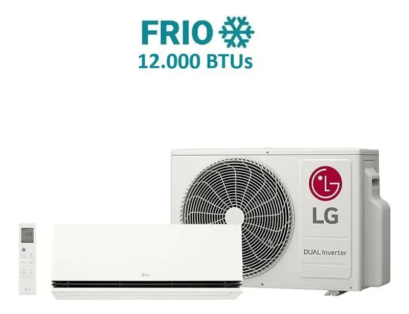 Ar Condicionado Split LG Dual Inverter AI Air 12000 BTUs Frio 220V