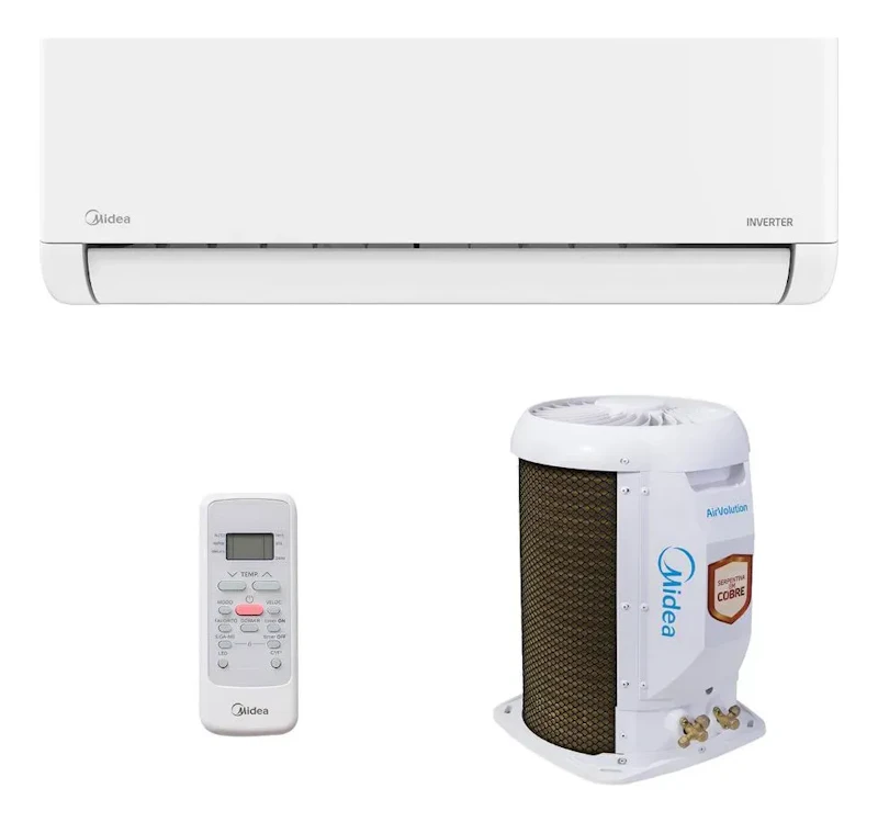 Ar Split Inverter 12000 Midea Airvolution Lite Frio 38TBVCA12M5 42EBVCA12M5