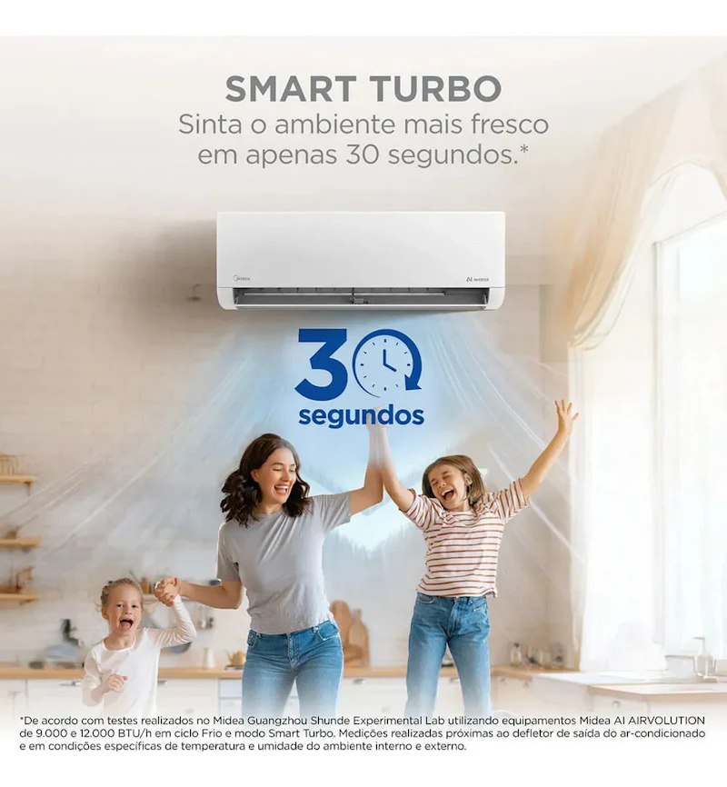 Ar-condicionado Split 12.000 Btus Ai Airvolution Frio Midea Branco — foto 7 de 7