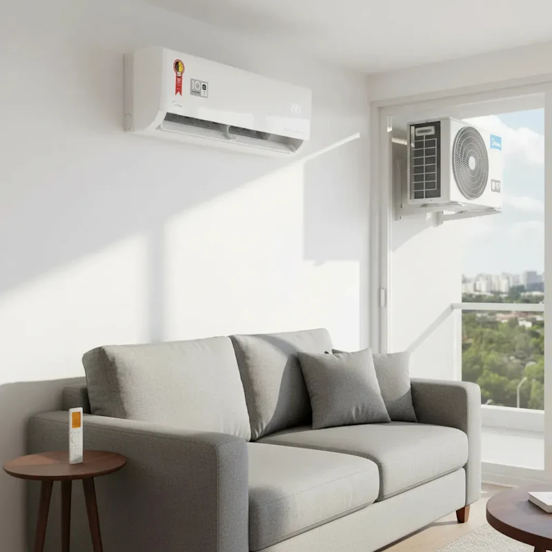 Ar Condicionado Inverter Midea AI Ecomaster 12000 BTUs Quente e Frio WIFI e IA — foto 5 de 5
