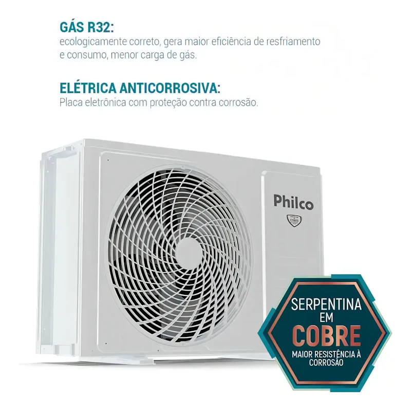 Ar Condicionado 12000 Btus Inverter Philco PAC12FD Cor Branco — foto 4 de 5