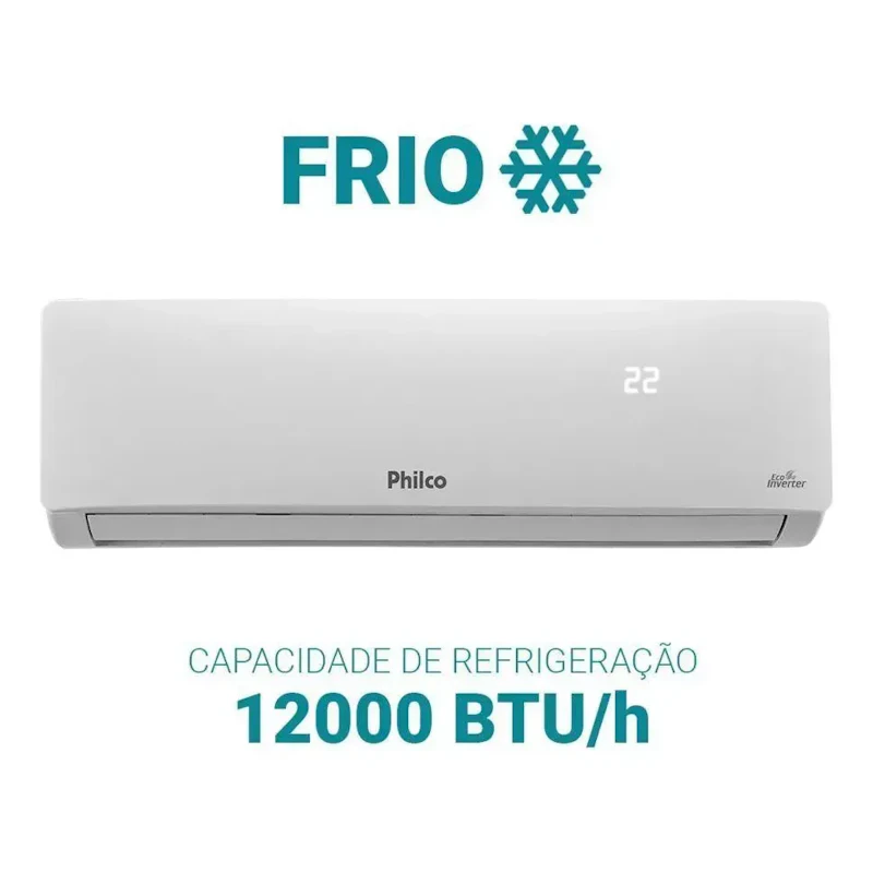 Ar Condicionado Split Inverter Philco 12000 Btus Frio 220v Branco 220v — foto 2 de 2