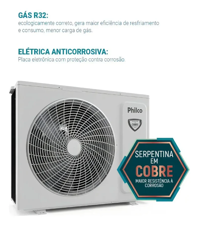 Ar Condicionado Split Hi Wall Inverter 12000 Btus Pac12fb Frio Philco — foto 4 de 6
