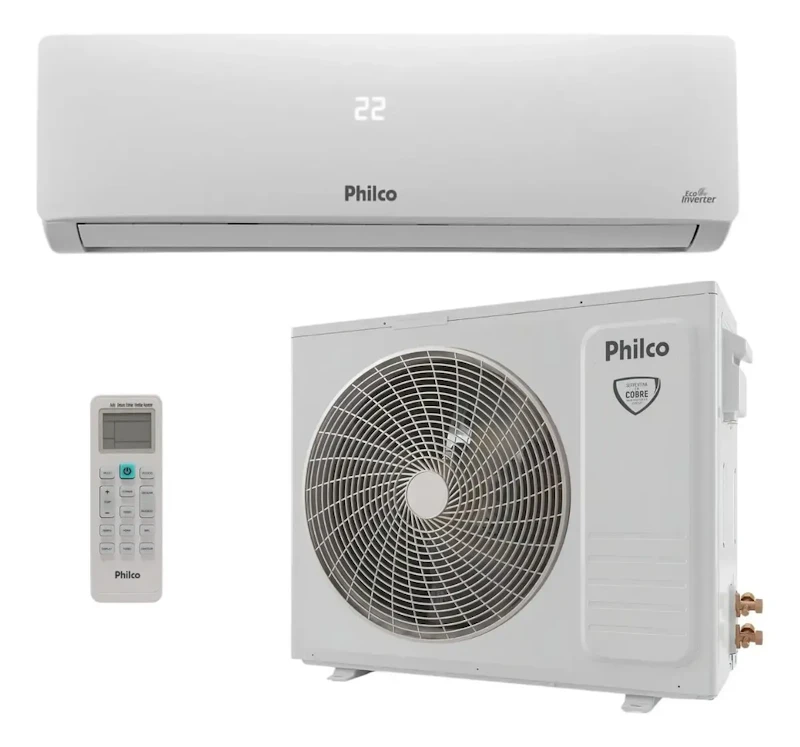 Ar Condicionado Split Hi Wall Inverter 12000 Btus Pac12fb Frio Philco