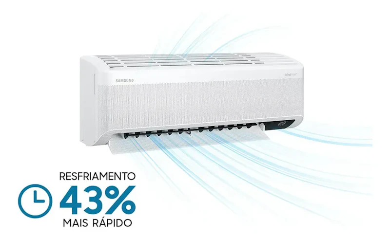 Samsung Ar Condicionado Inverter Windfree Sem Vento Connect 12000 BTUs Só Frio Cor Branco — foto 10 de 10