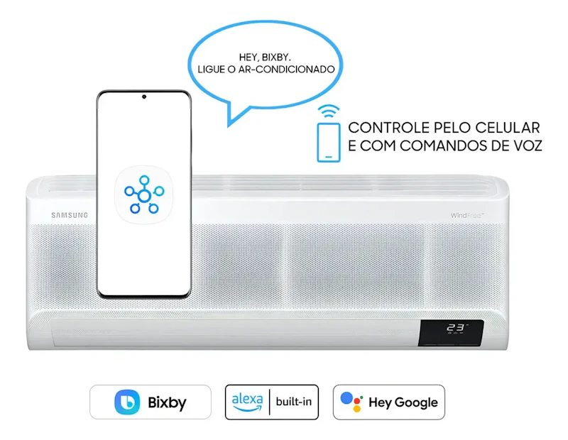 Samsung Ar Condicionado Inverter Windfree Sem Vento Connect 12000 BTUs Só Frio Cor Branco — foto 7 de 10