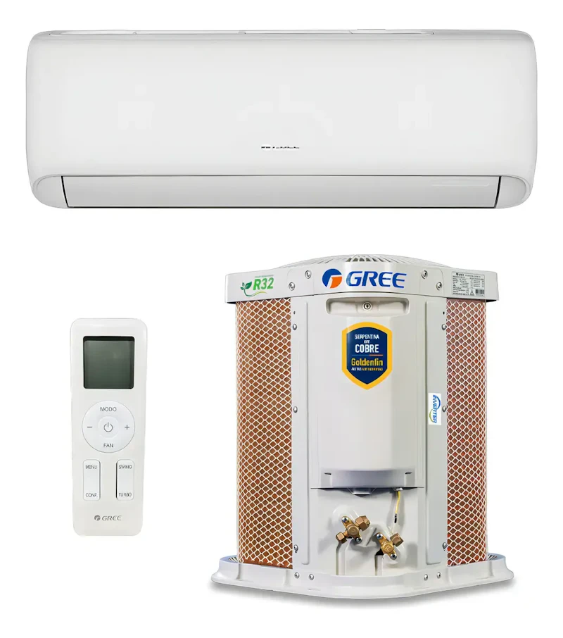 Ar Cond Hw G-classic Inverter Gree 18000 Btus Frio R32 Cor Branca
