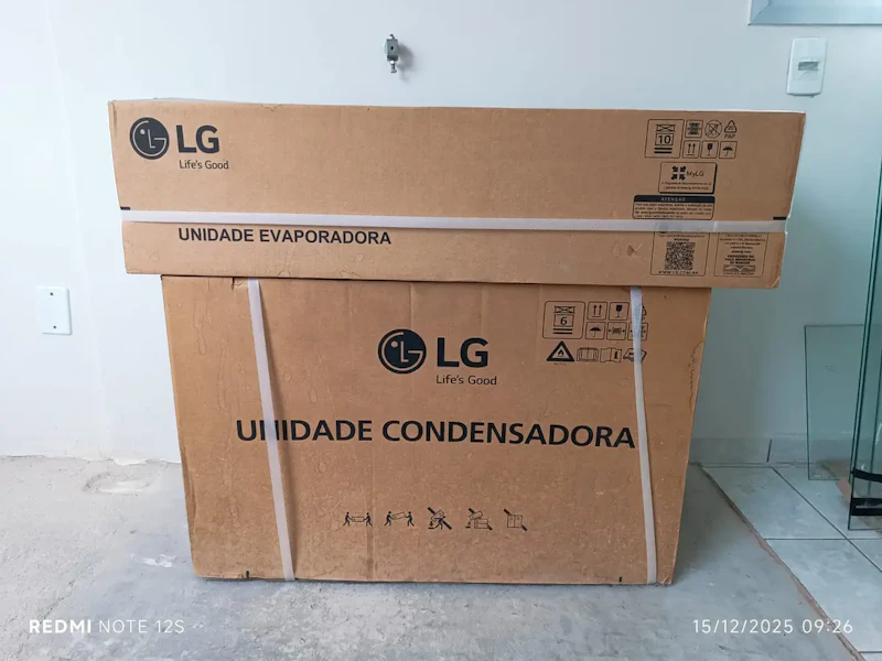 Ar Condicionado Split Hi Wall Inverter LG Dual Inverter Voice +AI 18.000 BTUs Frio — foto 6 de 7