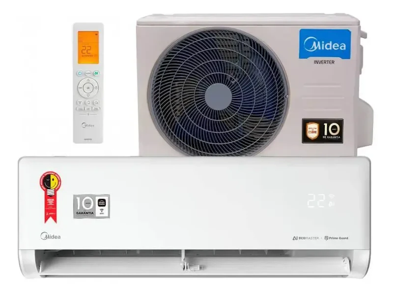 Ar Cond Split Inverter Midea Ia Ecomaster 18k Btus Frio