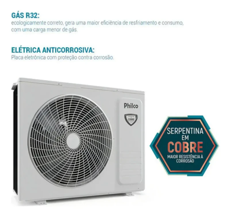Ar Condicionado Split Hi Wall Inverter 18000 Btus Pac18fb Frio Philco 220v — foto 2 de 5