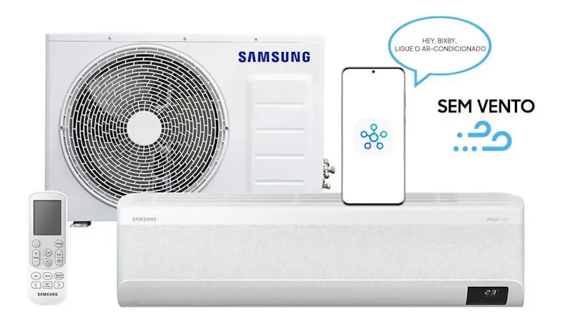 Samsung Wind-Free ar condicionado split inverter sem vento 18000btus — foto 2 de 8