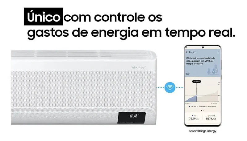 Samsung Wind-Free ar condicionado split inverter sem vento 18000btus — foto 5 de 8
