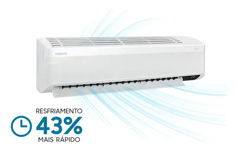 Samsung Wind-Free ar condicionado split inverter sem vento 18000btus — foto 7 de 8