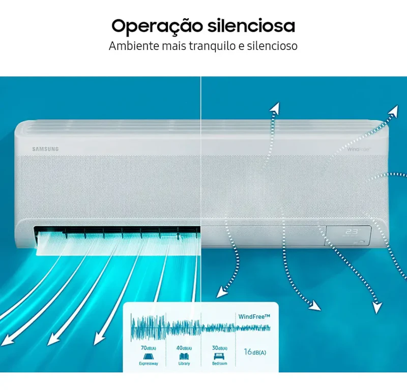 Ar-condicionado Split Samsung Windfree Ai 18.000 Btus Quente — foto 5 de 6