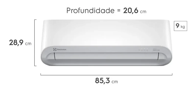 Ar-Condicionado Electrolux Split 9.000 BTUs Color Adapt Frio (UI09F/UE09F — foto 2 de 8