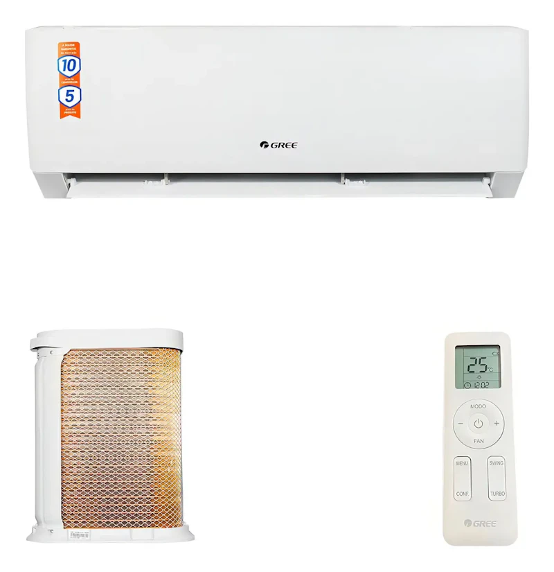 Ar-condicionado Split Gree 9000 Btus Inverter Quente E Frio Cor Branco
