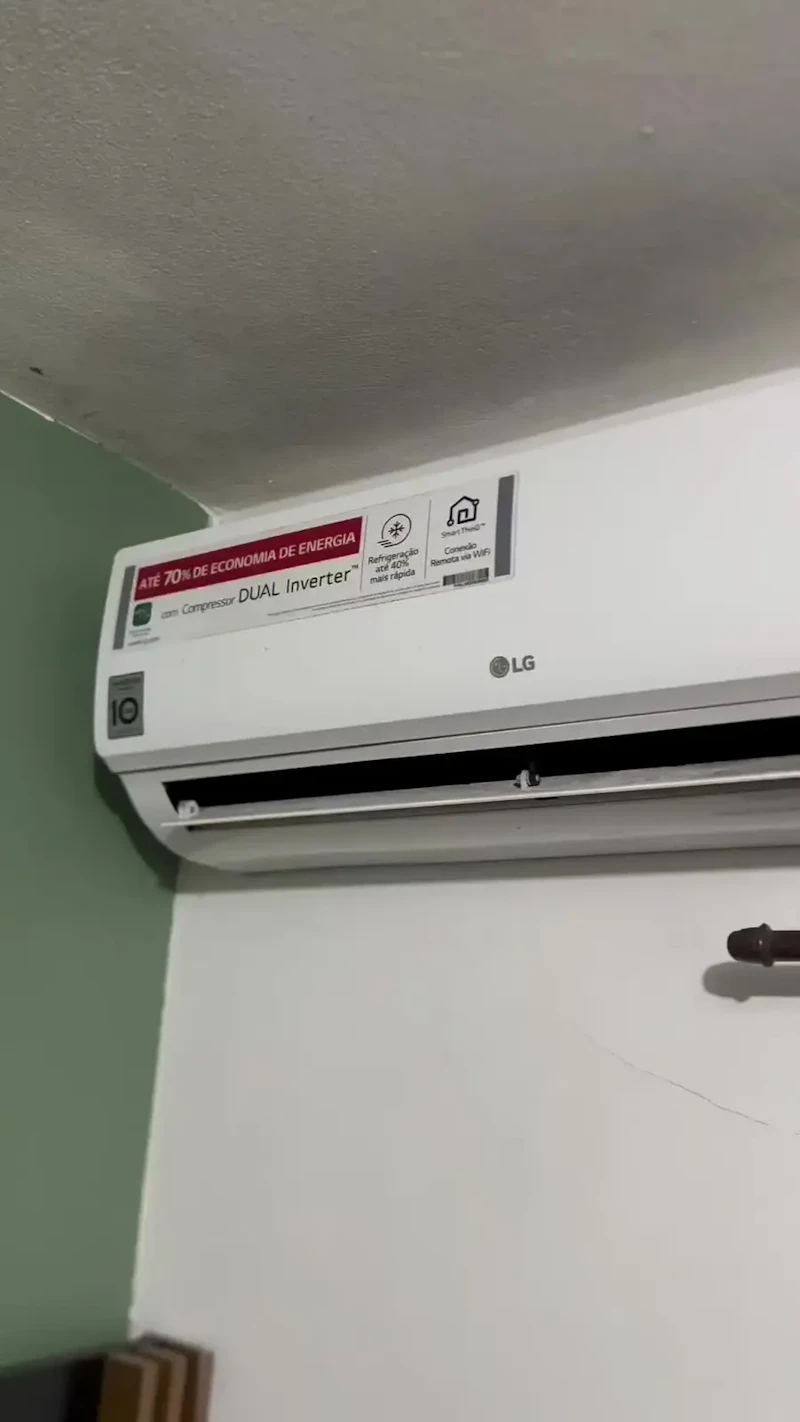 Ar Condicionado Split Hi Wall Inverter R-32 LG Dual Inverter Voice +AI 9.000 BTUs Frio — foto 16 de 16