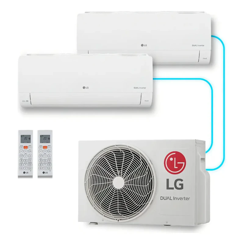 Ar-condicionado LG Dual Inverter Voice + Ai Bi-split Frio e Cor Branco — foto 2 de 2
