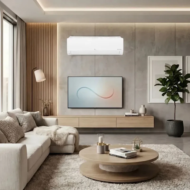 Ar Split Hi Wall Inv LG Dual Compact 9.000 Btus Frio Branco — foto 2 de 2