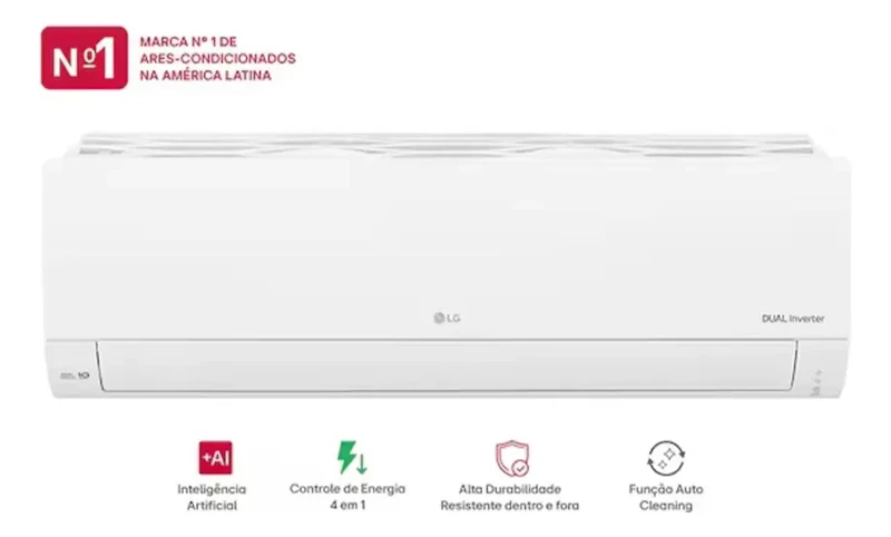 Ar Condicionado Dual Inverter LG Compact Ai 9000 Btus Frio — foto 2 de 5