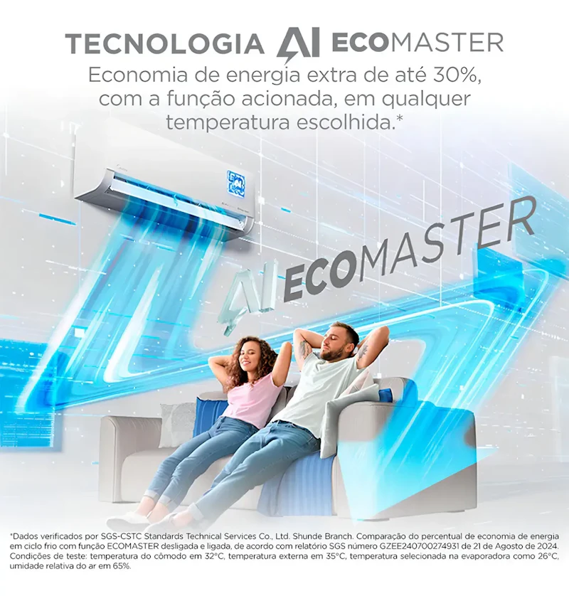 Ar Condicionado Inverter Springer Midea AI Ecomaster 9000 Btus Frio Branco — foto 7 de 7