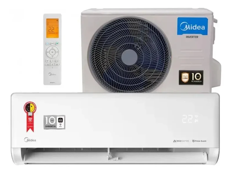 Ar Condicionado Inverter Springer Midea AI Ecomaster 9000 Btus Frio Branco