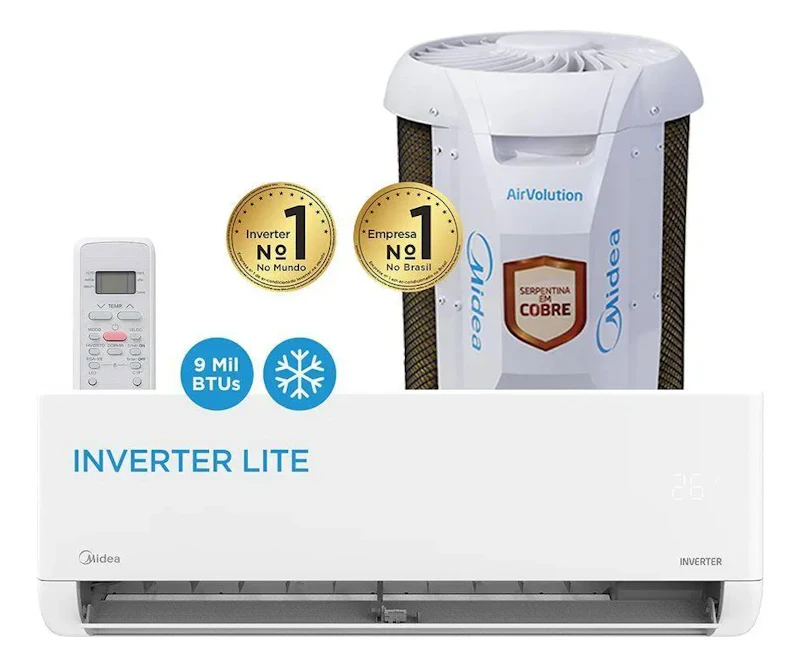 Ar Condicionado Inverter Midea Airvolution 9000 Btus Frio Branco — foto 3 de 5