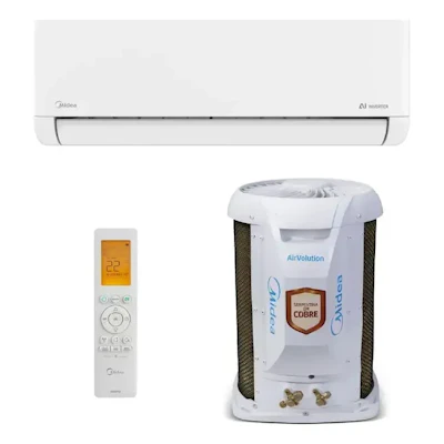 Ar Condicionado Split Hi Wall Midea Airvolution Inverter 9.000 Btus Frio R-32