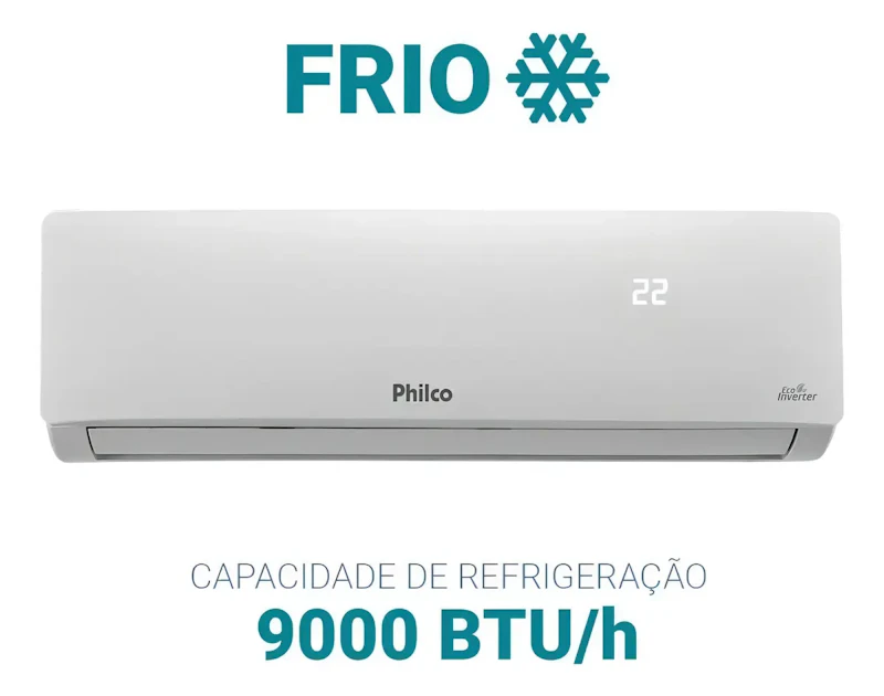 Ar-Condicionado Philco Split Inverter 9000BTUs Frio PAC9FC — foto 2 de 6